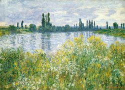 Banks Of The Seine Vetheuil by Claude Monet
