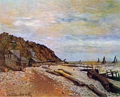 Boatyard near Honfleur by Claude Monet