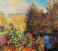Corner Of Garden In Montgeron by Claude Monet