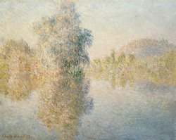 Early Morning on the Seine at Giverny by Claude Monet