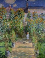 Garden at Vetheuil by Claude Monet