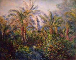 Garden in Bordighera Impression of Morning by Claude Monet