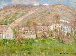 Hamlet on the Cliffs near Giverny by Claude Monet