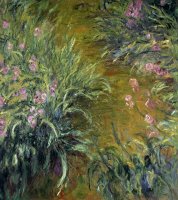 Iris by Claude Monet