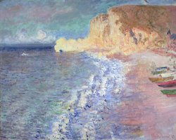 Morning at Etretat by Claude Monet