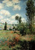 Path through the Poppies by Claude Monet