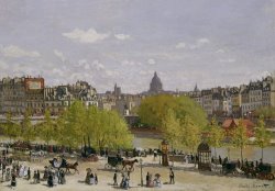 Quai du Louvre in Paris by Claude Monet