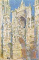 Rouen Cathedral West Facade by Claude Monet