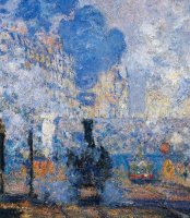 Saint Lazare Station by Claude Monet