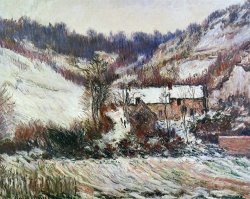 Snow near Falaise by Claude Monet