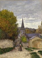 Street in Sainte Adresse by Claude Monet