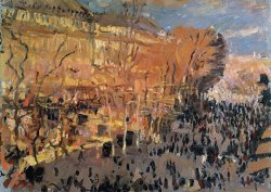 Study For The Boulevard Des Capucines by Claude Monet