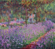 The Artists Garden at Giverny by Claude Monet