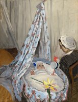 The Cradle by Claude Monet