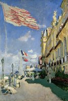 The Hotel des Roches Noires at Trouville by Claude Monet
