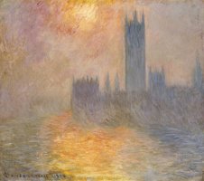 The Houses of Parliament at Sunset by Claude Monet