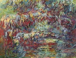 The Japanese Bridge At Giverny by Claude Monet