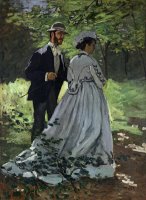The Promenaders by Claude Monet