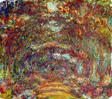 The Rose Path Giverny by Claude Monet