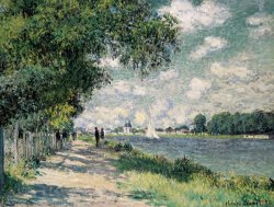 The Seine at Argenteuil by Claude Monet
