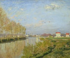 The Seine at Argenteuil by Claude Monet