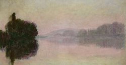 The Seine at Port-Villez - Evening Effect by Claude Monet