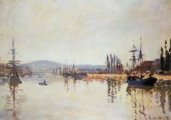 The Seine Below Rouen by Claude Monet