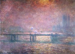The Thames at Charing Cross by Claude Monet