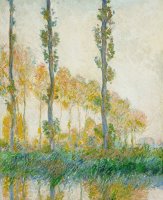 The Three Trees by Claude Monet