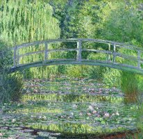 The Waterlily Pond by Claude Monet