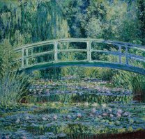Water Lilies And Japanese Bridge by Claude Monet