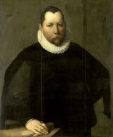 Pieter Jansz Kies (c 1536 97). Burgomaster of Haarlem by Cornelis Cornelisz. van Haarlem