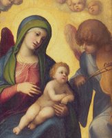 Madonna and Child with Angels by Correggio