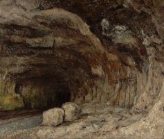 Grotto of Sarrazine Near Nans Sous Sainte Anne by Courbet, Gustave