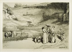Les Demoiselles De Village by Courbet, Gustave