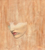 Head Of Proserpine by Dante Charles Gabriel Rossetti