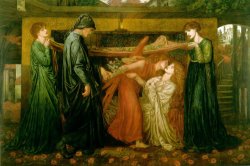 Dante's Dream at The Time of The Death of Beatrice by Dante Gabriel Rossetti