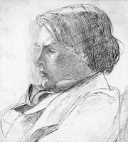 Portrait of a Young Man by Dante Gabriel Rossetti