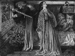 Sir Launcelot in The Queen's Chamber by Dante Gabriel Rossetti