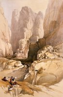 Entrance To Petra by David Roberts