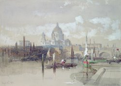 Saint Pauls from the River by David Roberts