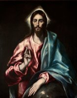 Christ As Saviour by Domenikos Theotokopoulos, El Greco