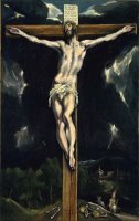 Christ on The Cross 2 by Domenikos Theotokopoulos, El Greco