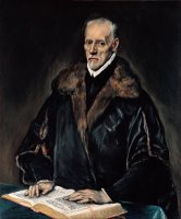 Portrait of Dr. Francisco De Pisa by Domenikos Theotokopoulos, El Greco