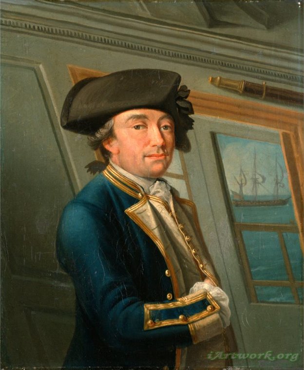 Dominic Serres Captain William Locker Painting - iArtWork.org