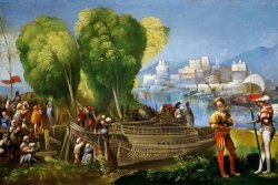 Aeneas And Achates on The Libyan Coast by Dosso Dossi