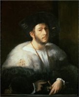 Portrait of a Man Possibly Cesare Borgia by Dosso Dossi