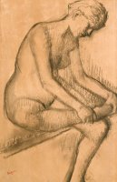 Apres Le Bain by Edgar Degas