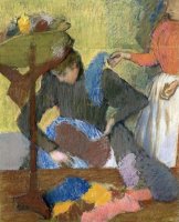 At The Milliner's by Edgar Degas