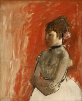Ballet Dancer with Arms Crossed by Edgar Degas